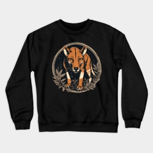 Thylacine Tasmanian Tiger Crewneck Sweatshirt